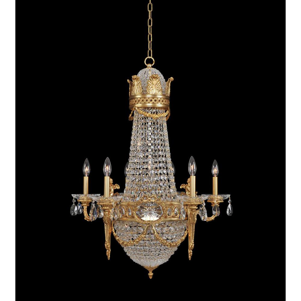 Marseille 6 Arm Chandelier. Picture 1