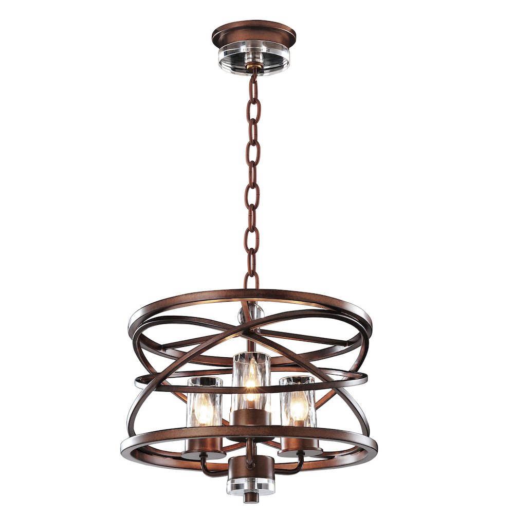 Eternity 3 Light Pendant. Picture 1