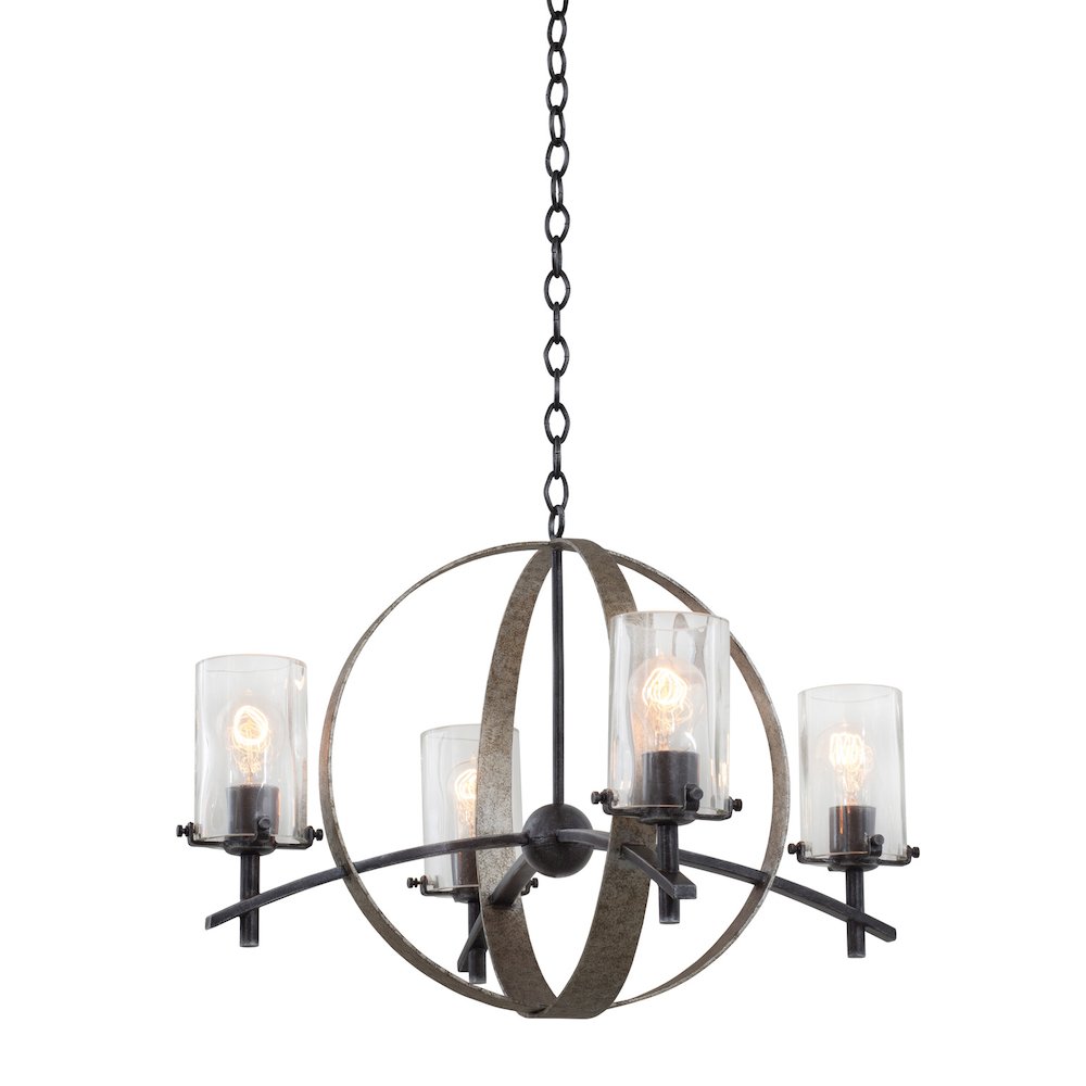 Irvine 4 Light Chandelier. Picture 1
