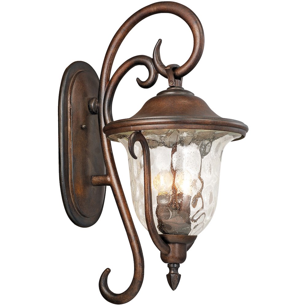 Santa Barbara Outdoor 3 Light Medium Wall Bracket. Picture 1