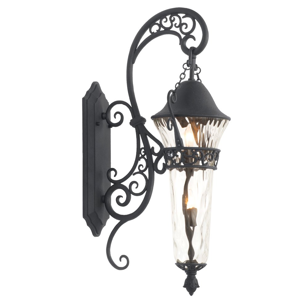 Anastasia Outdoor 2 Light Large Wall Bracket. Picture 1