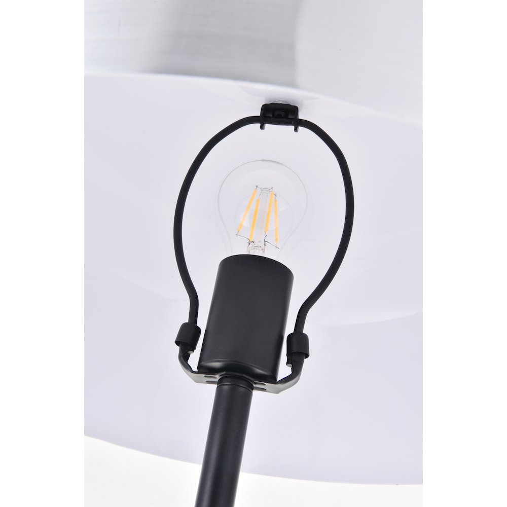 Exemplar 1 Light Brushed Nickel Floor Lamp. Picture 10