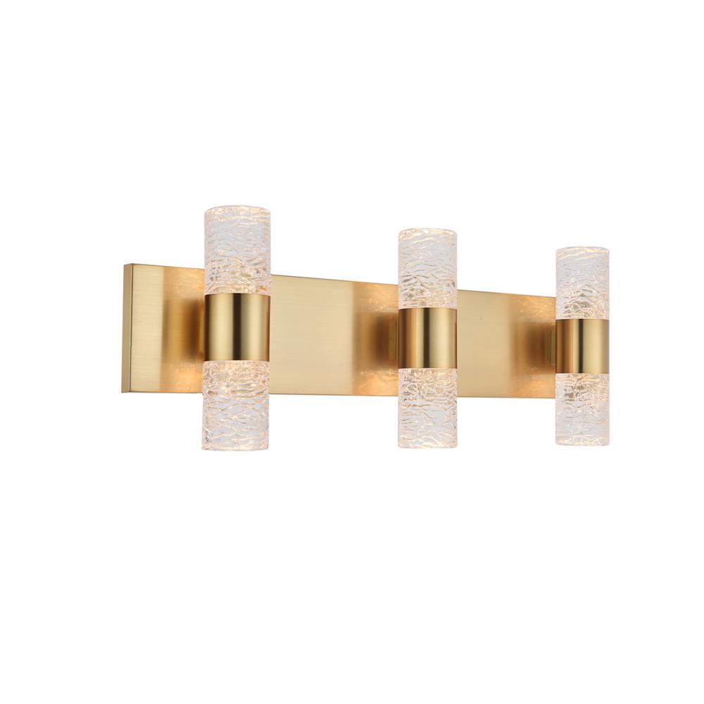 Vega 6 light Gold LED Wall Sconce. Picture 3