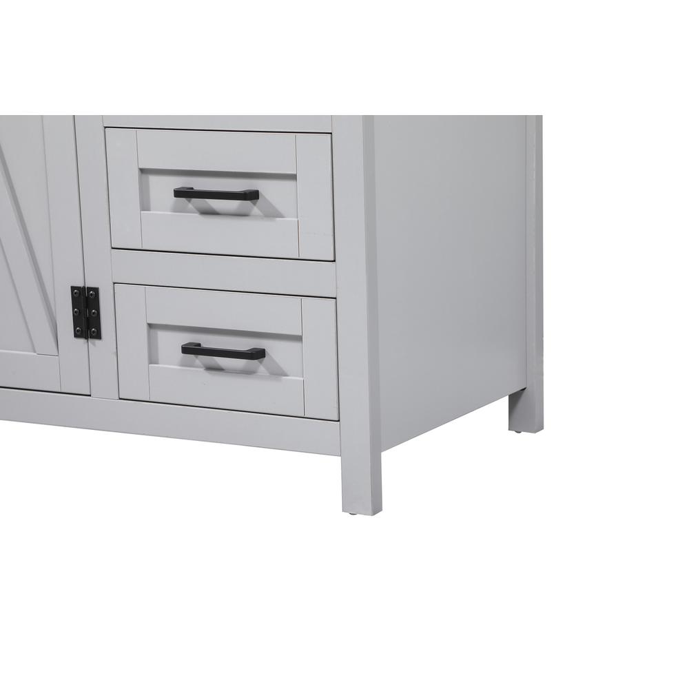42 inch Single bathroom vanity in grey. Picture 13
