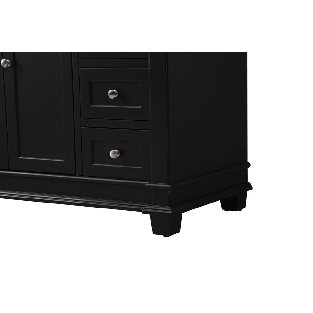 42 inch Single bathroom vanity set in black. Picture 13
