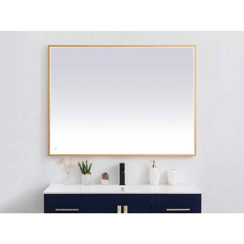 Pier 36x48 inch LED mirror with adjustable color temperature. Picture 12