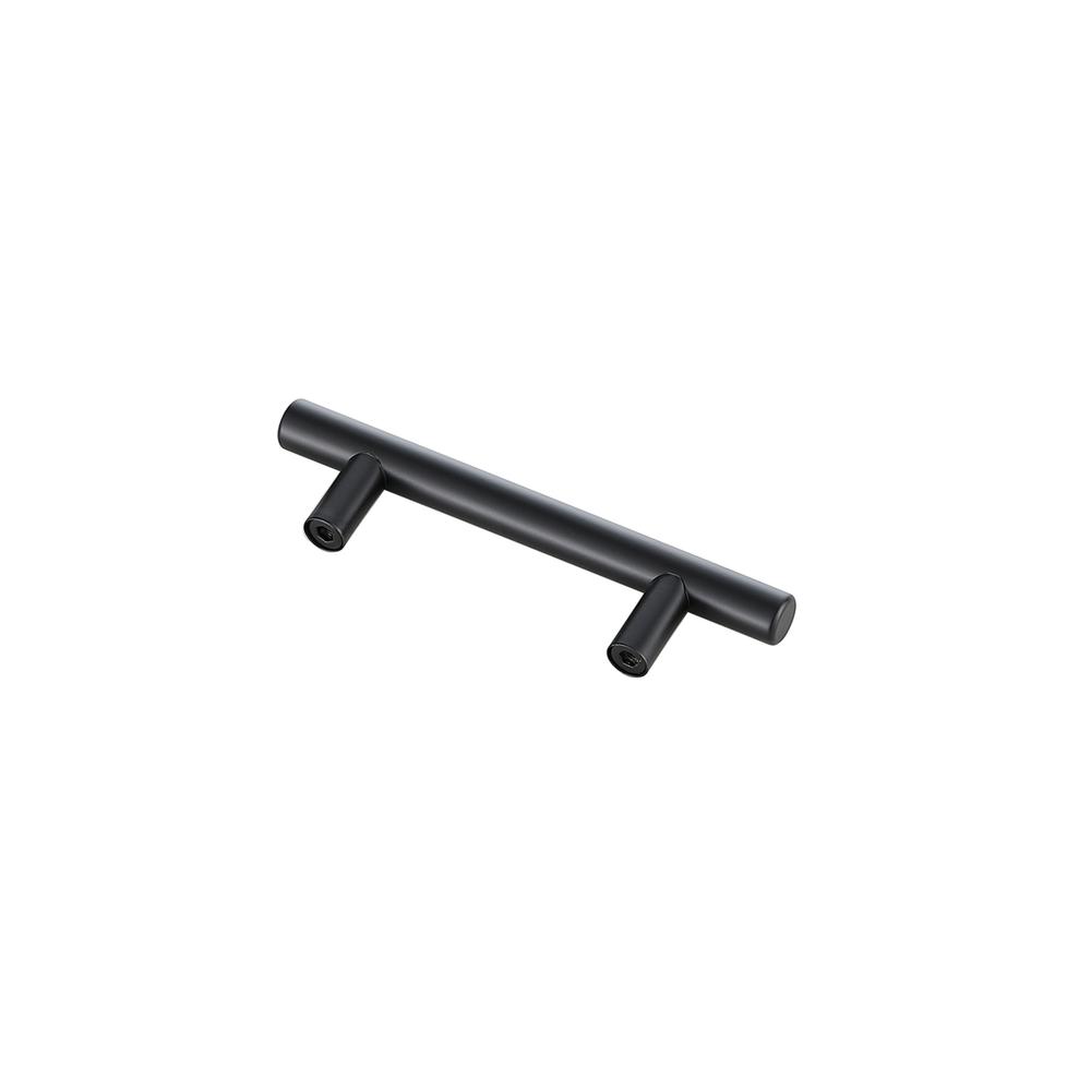 Quinn 3" Center to Center Matte Black Bar Pull Multipack (set of 10). Picture 4