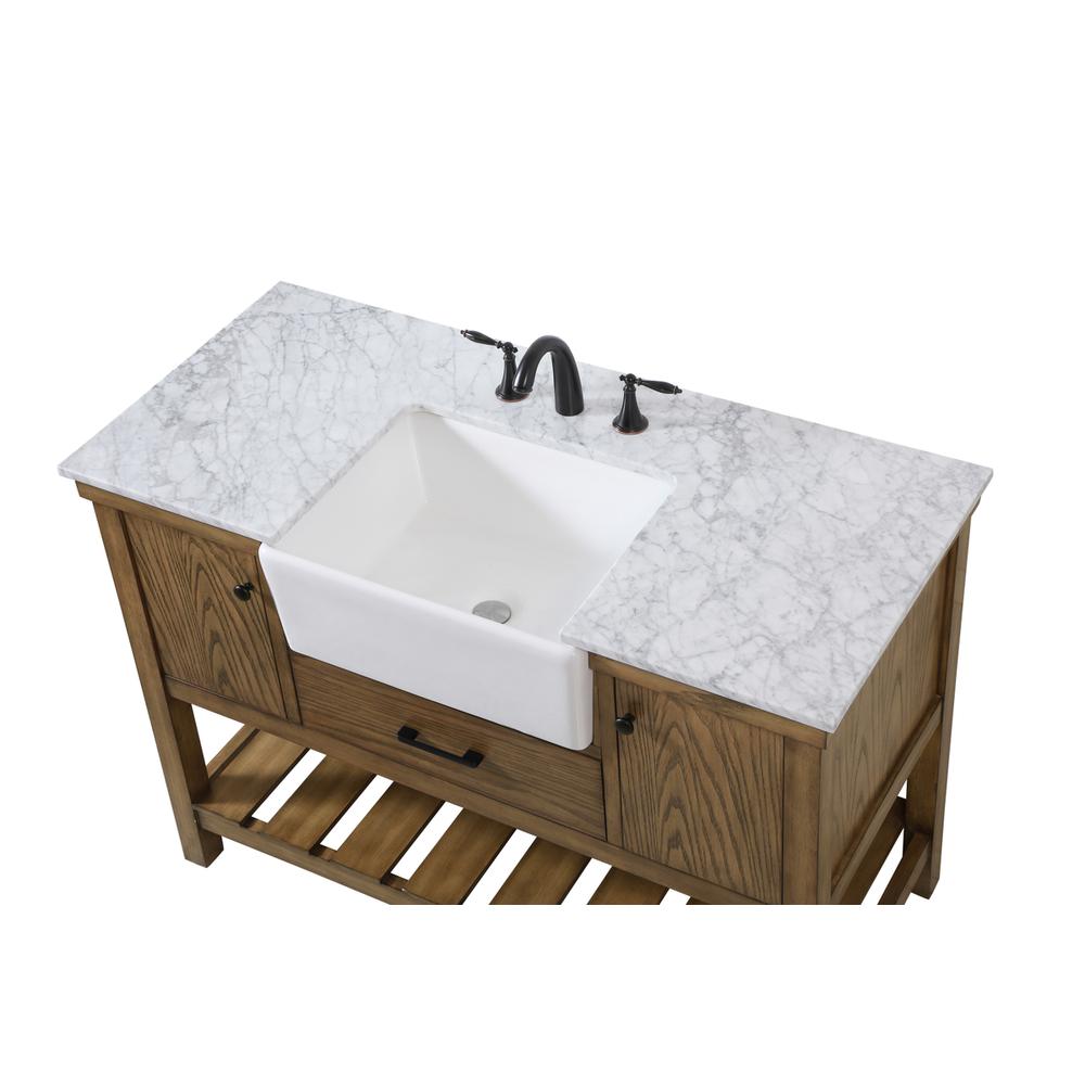 48 inch Single bathroom vanity in driftwood. Picture 10