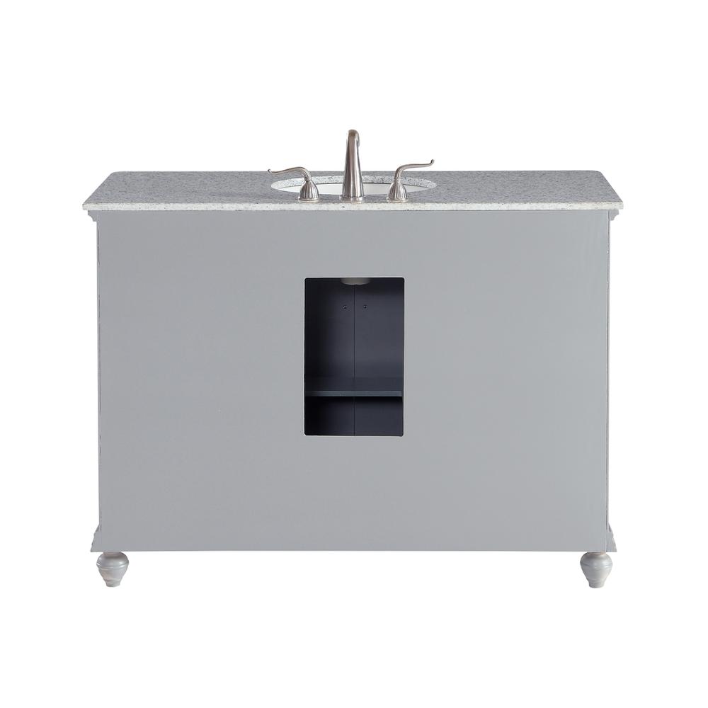 48 In. Single Bathroom Vanity Set In Light Grey. Picture 11