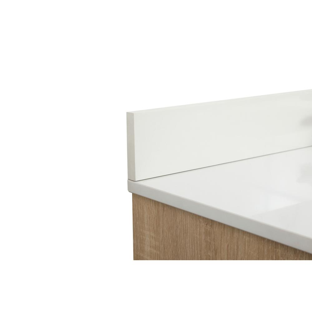 48 inch Single bathroom vanity in mango wood with backsplash. Picture 11