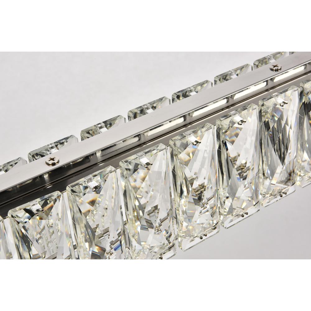 Monroe Integrated LED chip light Chrome Chandelier Clear Royal Cut Crystal. Picture 3