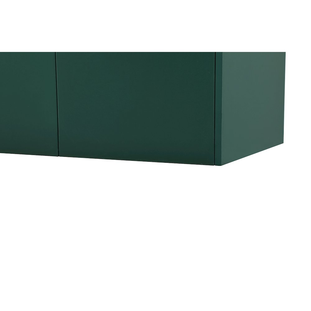 48 Inch Single Bathroom Vanity In Green With Backsplash. Picture 14
