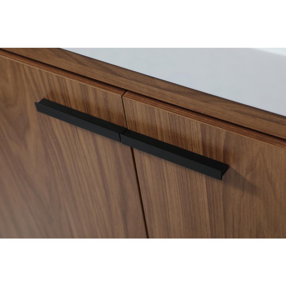 42 inch Single bathroom vanity in walnut brown. Picture 12