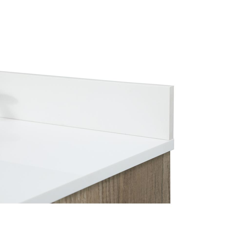 36 inch Single bathroom vanity in natural oak with backsplash. Picture 11