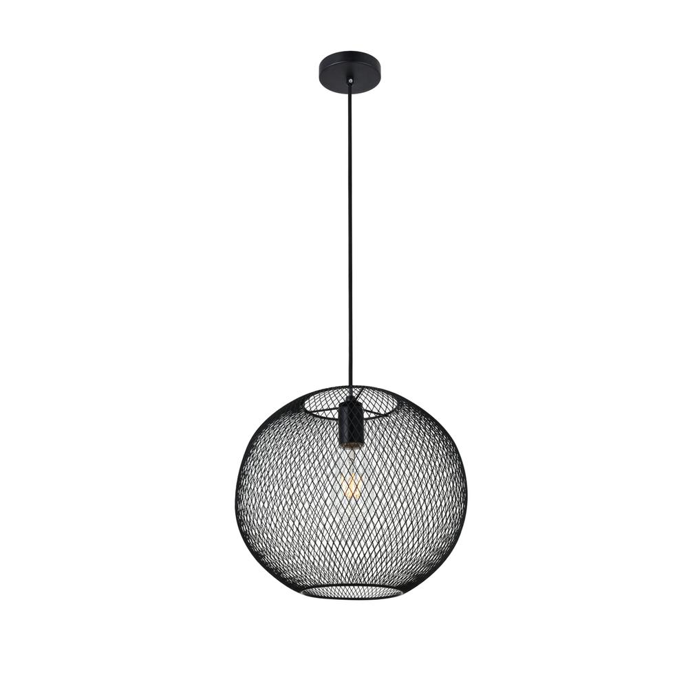 Keller 1 Light Black Pendant. Picture 2