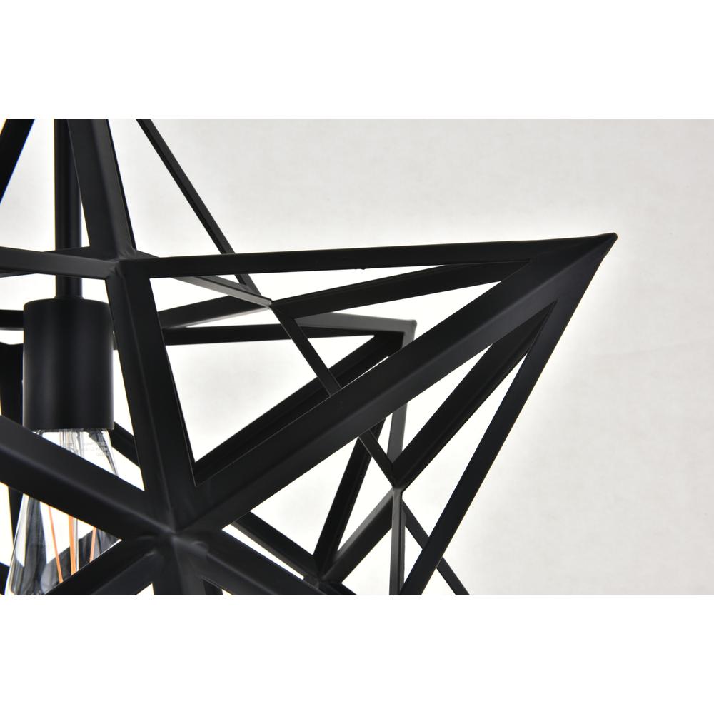 Nocturne 1 light black Pendant. Picture 8