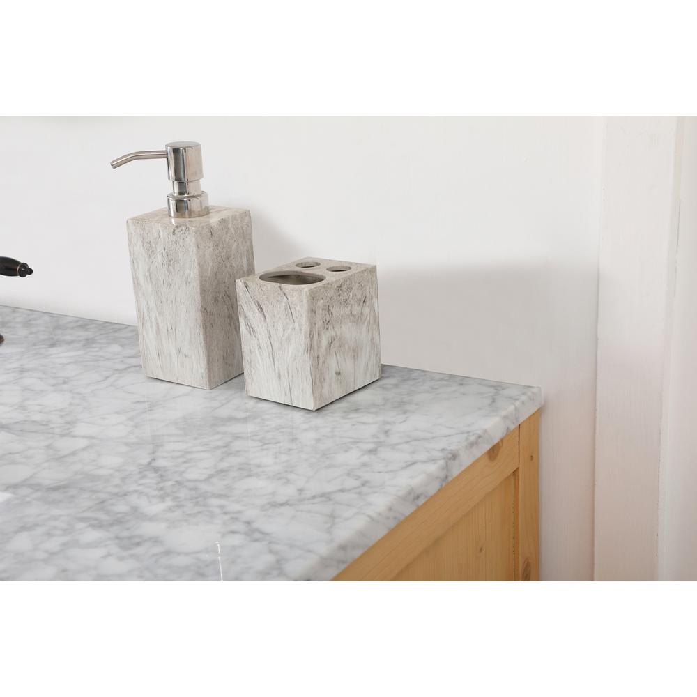48 inch Single bathroom vanity in natural wood. Picture 5