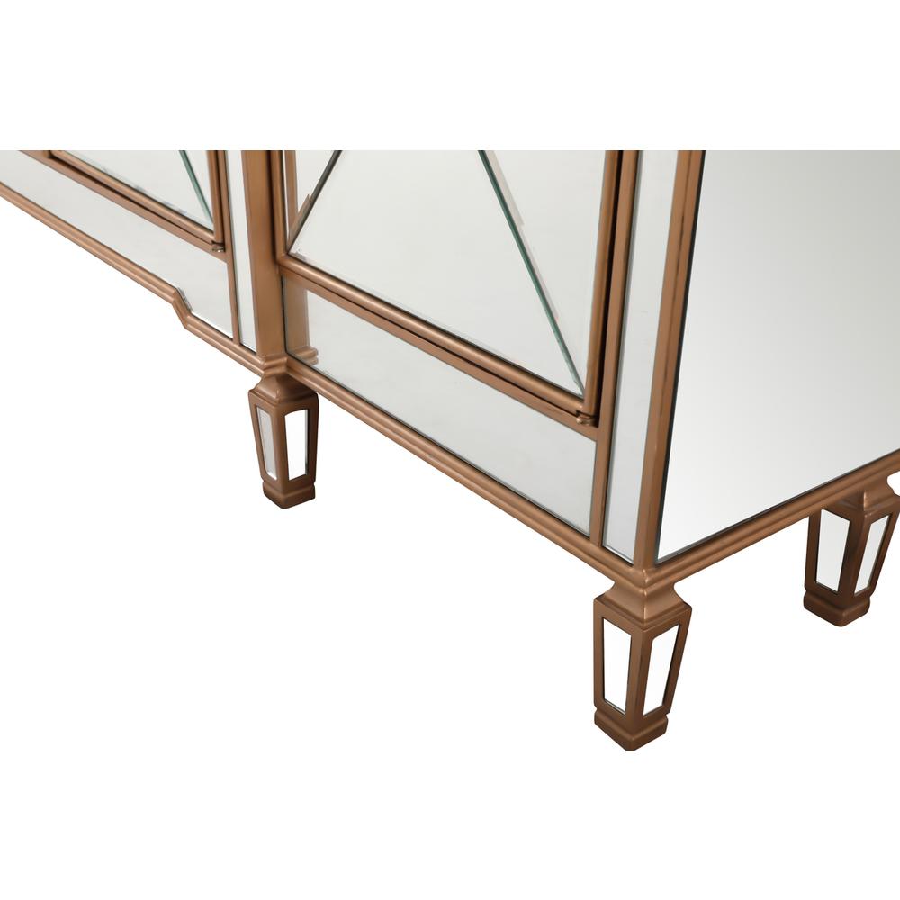 72 inch mirrored credenza in gold. Picture 8