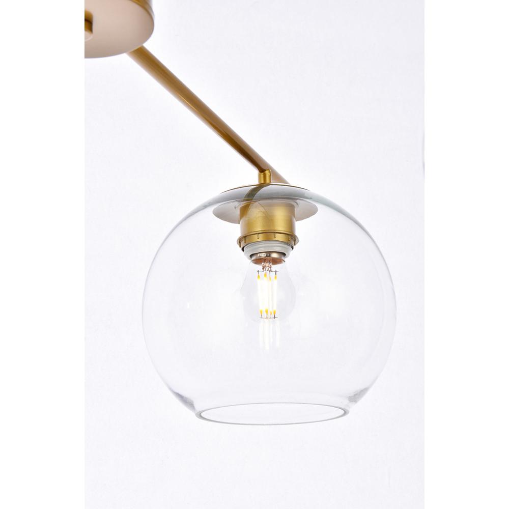 Opus 4 lights brass pendant. Picture 3