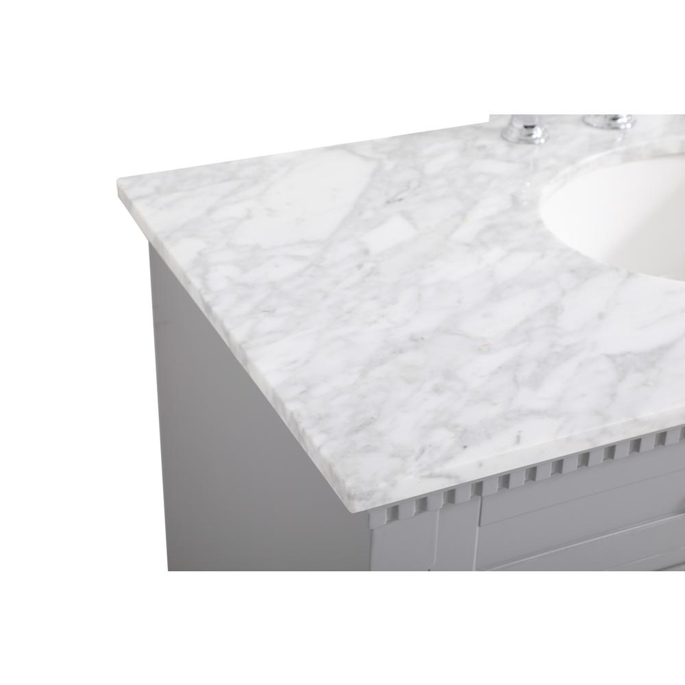 42 inch Single bathroom vanity in  Grey. Picture 11
