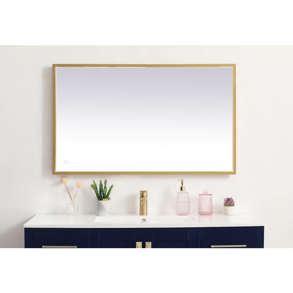Pier 24x40 inch LED mirror with adjustable color temperature. Picture 12