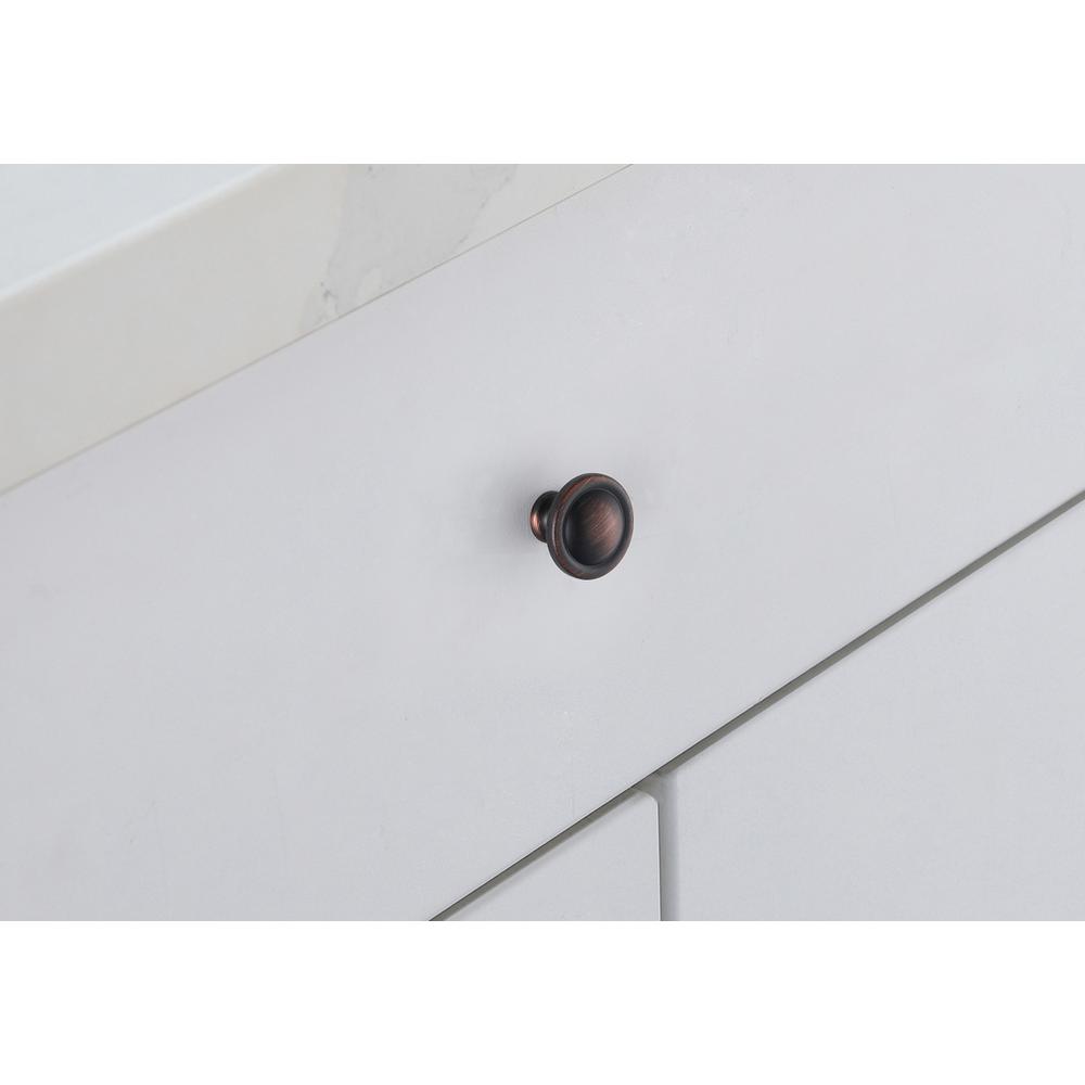Garlande 1.2" Diameter Oil-rubbed Bronze Mushroom Knob Multipack (Set of 10). Picture 2