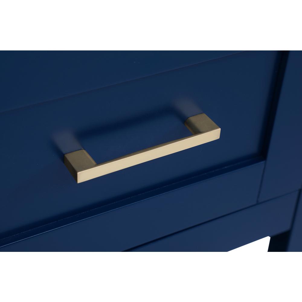 42 inch Single Bathroom Vanity in Blue. Picture 11