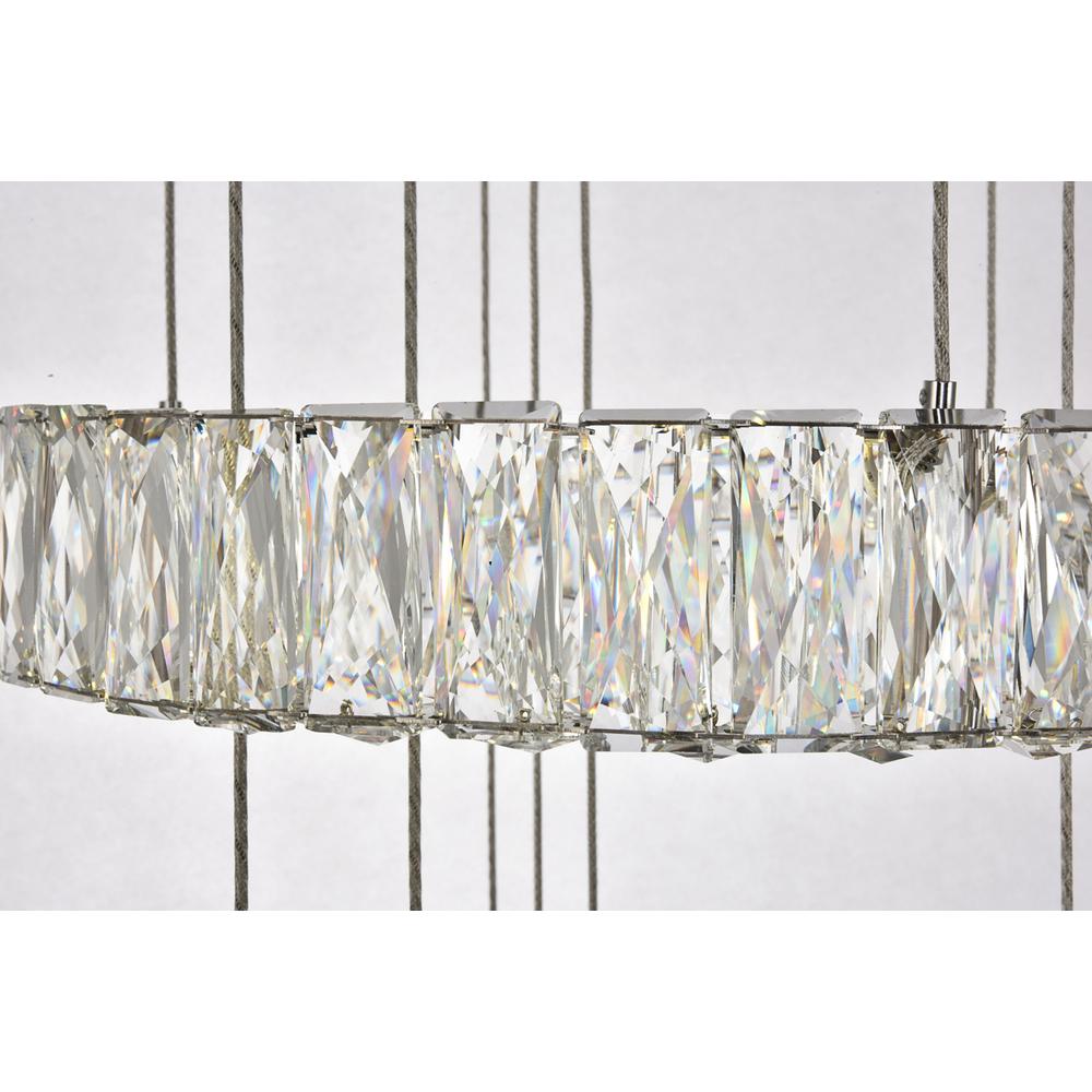Monroe Integrated LED chip light Chrome Chandelier Clear Royal Cut Crystal. Picture 3