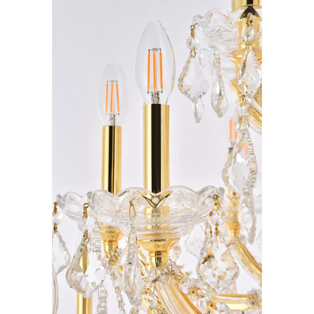 Maria Theresa 49 light Gold Chandelier Clear Royal Cut Crystal. Picture 4