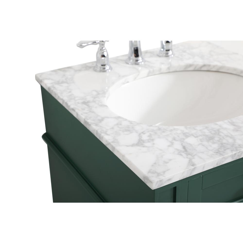 21 inch Single bathroom vanity in green. Picture 11