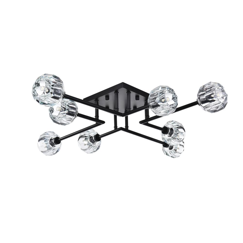 Eren 31 inch Flush Mount in Black. Picture 6