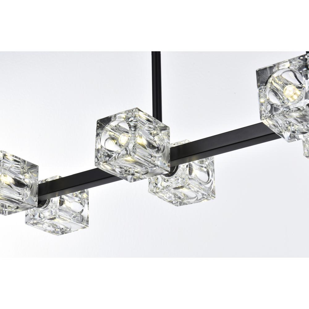Lyra 30 inch Pendant Light in Black. Picture 3