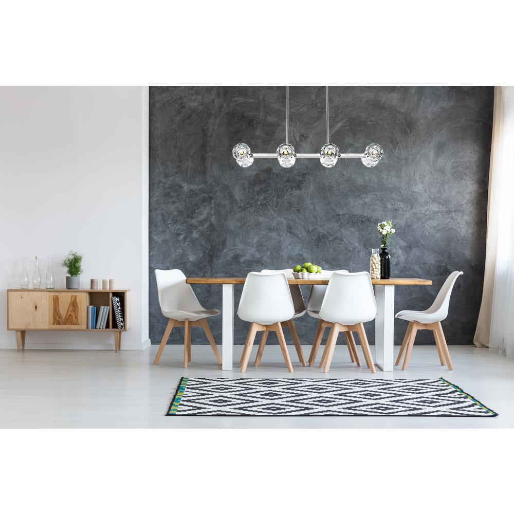 Eren 31 inch Pendant Light in Chrome. Picture 9