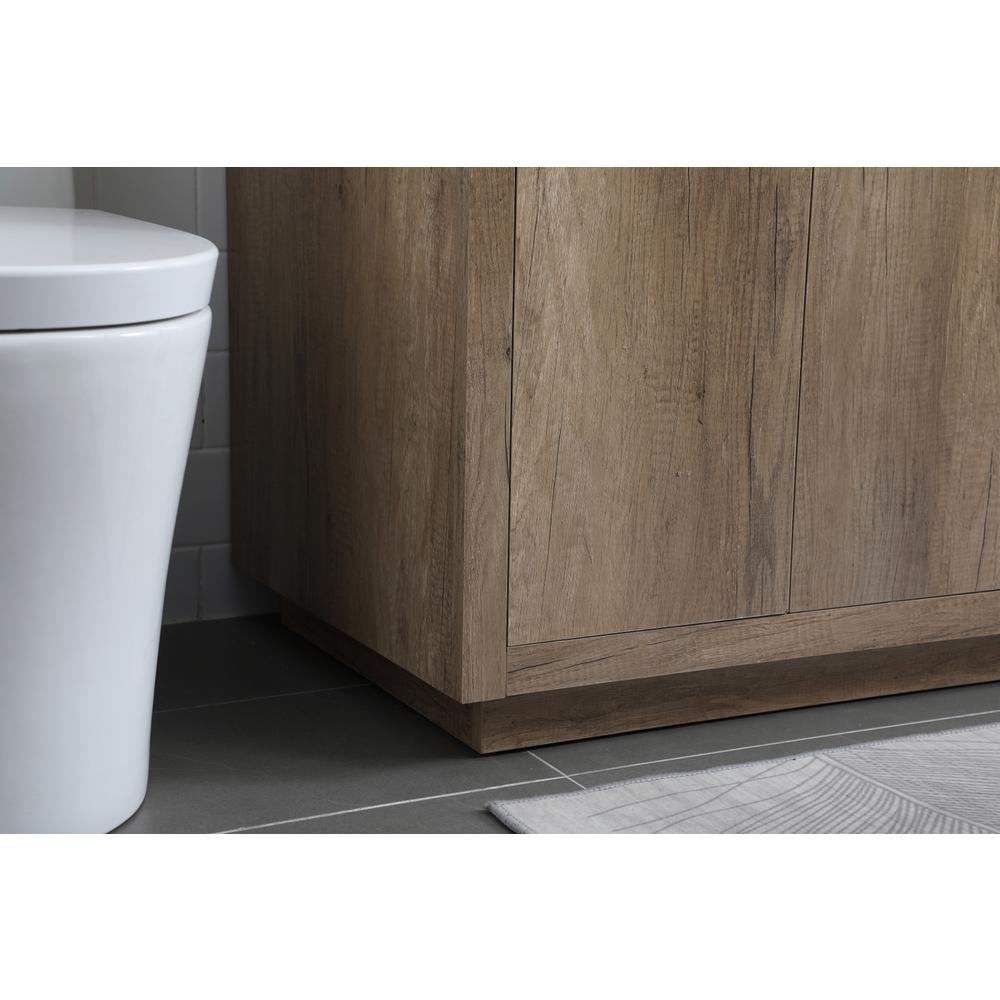 60 Inch Double Bathroom Vanity In Natural Oak. Picture 6