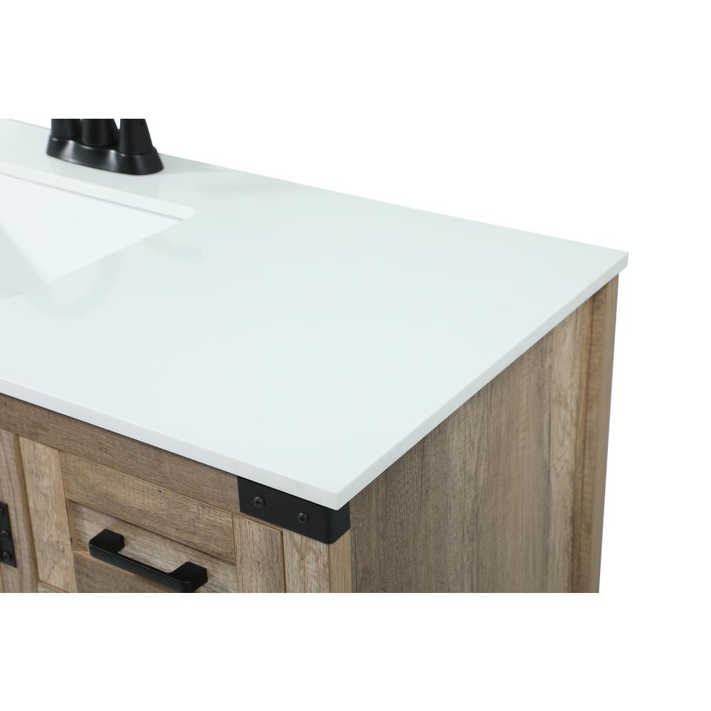 48 inch Single bathroom vanity in natural oak. Picture 11