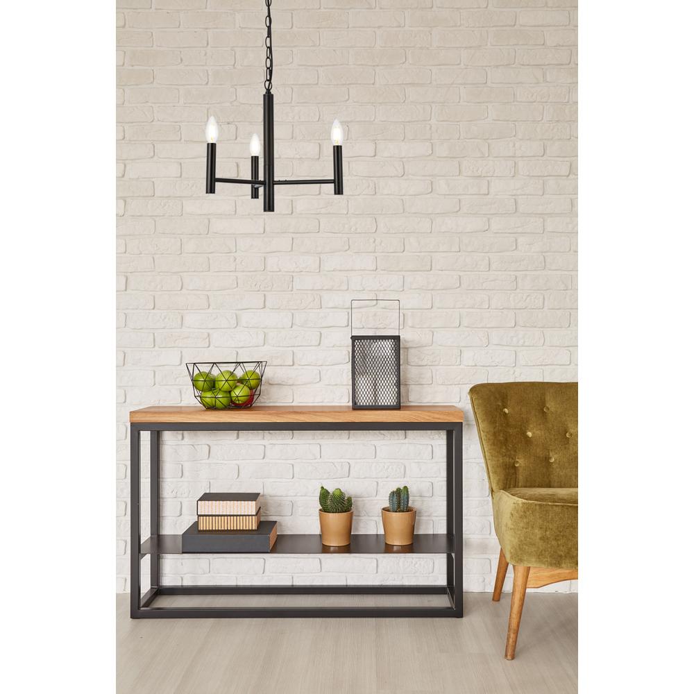 Carmella 3 lights pendant in black. Picture 8