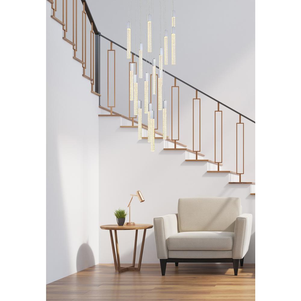 Weston 16 lights pendant in chrome. Picture 8