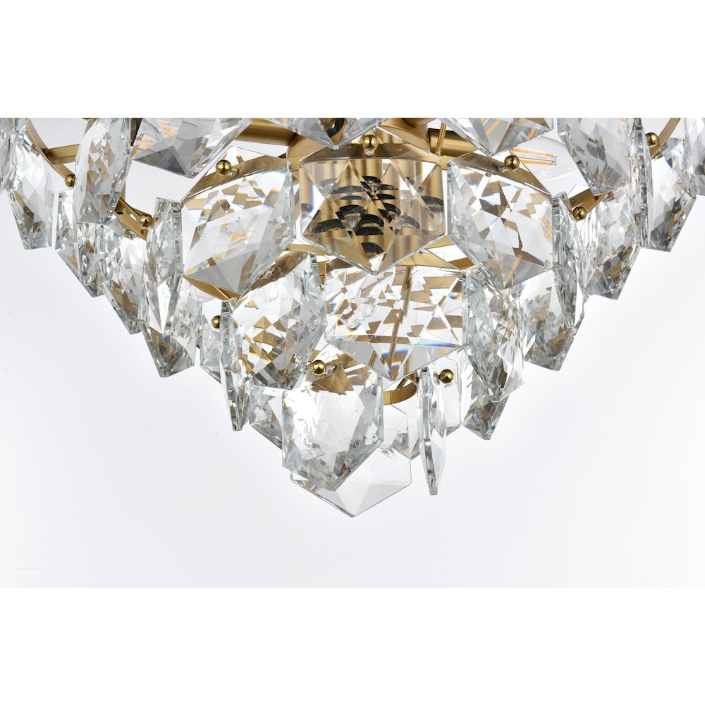 Adaline 20 Inch Chandelier In Satin Gold. Picture 4