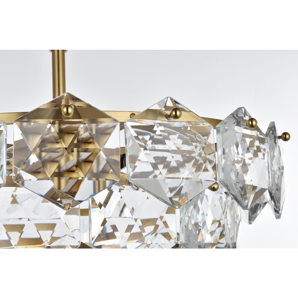 Adaline 20 Inch Chandelier In Satin Gold. Picture 6