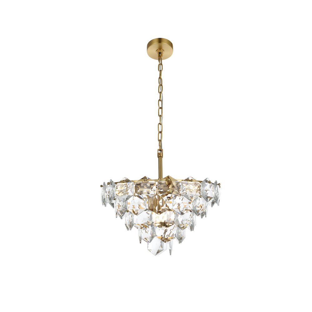 Adaline 20 Inch Chandelier In Satin Gold. Picture 7