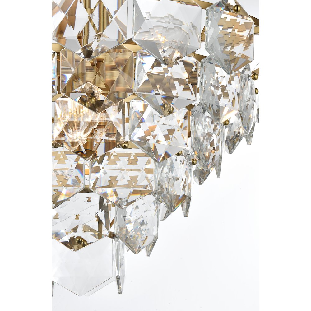 Adaline 24 Inch Chandelier In Satin Gold. Picture 6