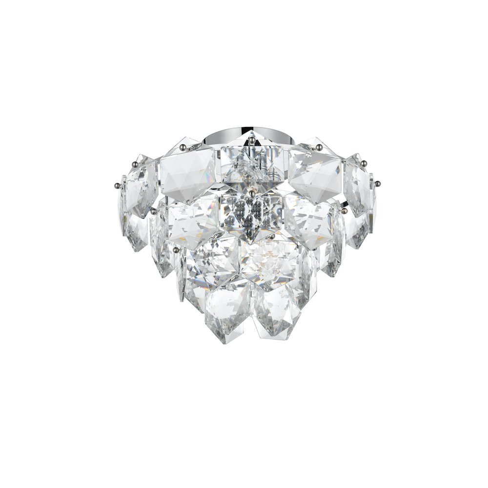Adaline 16 Inch Flush Mount In Chrome. Picture 7