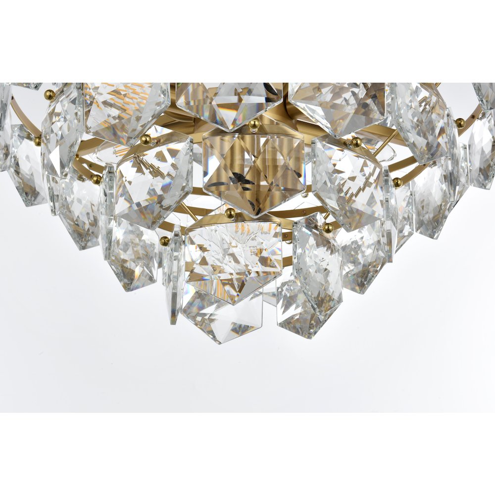 Adaline 20 Inch Chandelier In Satin Gold. Picture 4