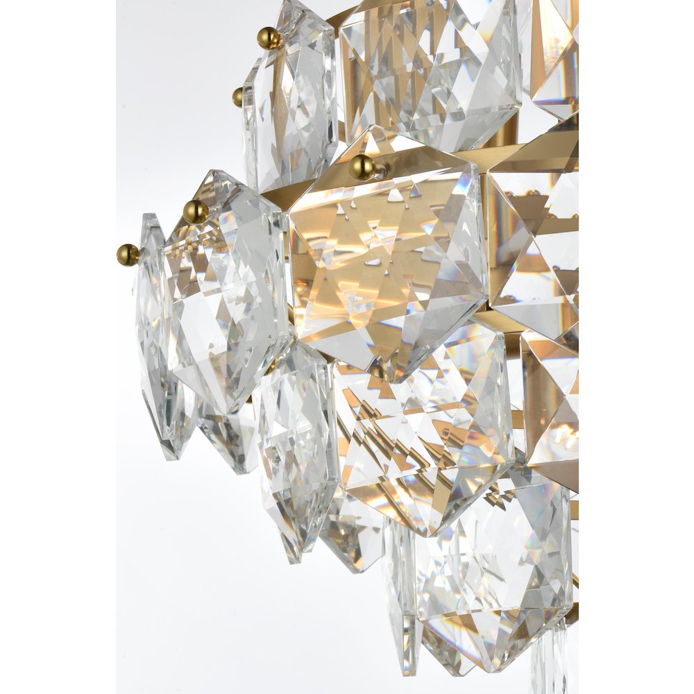 Adaline 20 Inch Chandelier In Satin Gold. Picture 6