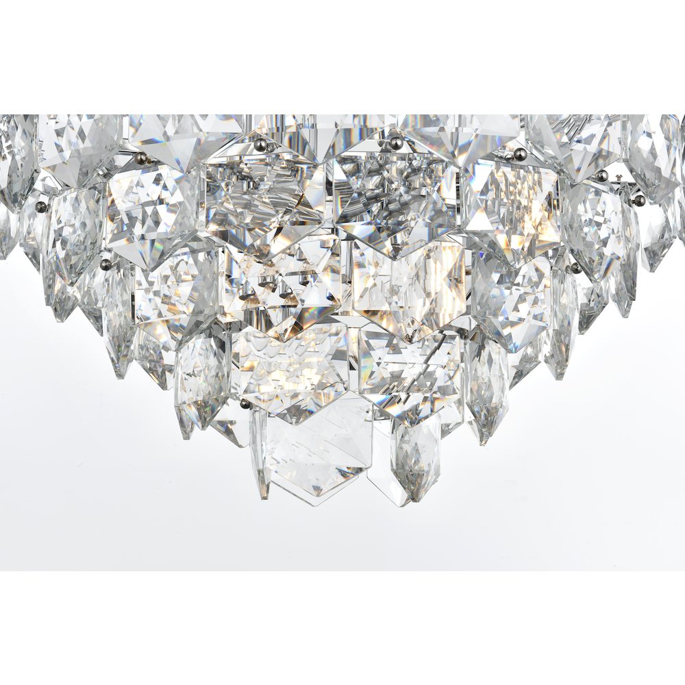 Adaline 24 Inch Chandelier In Chrome. Picture 4