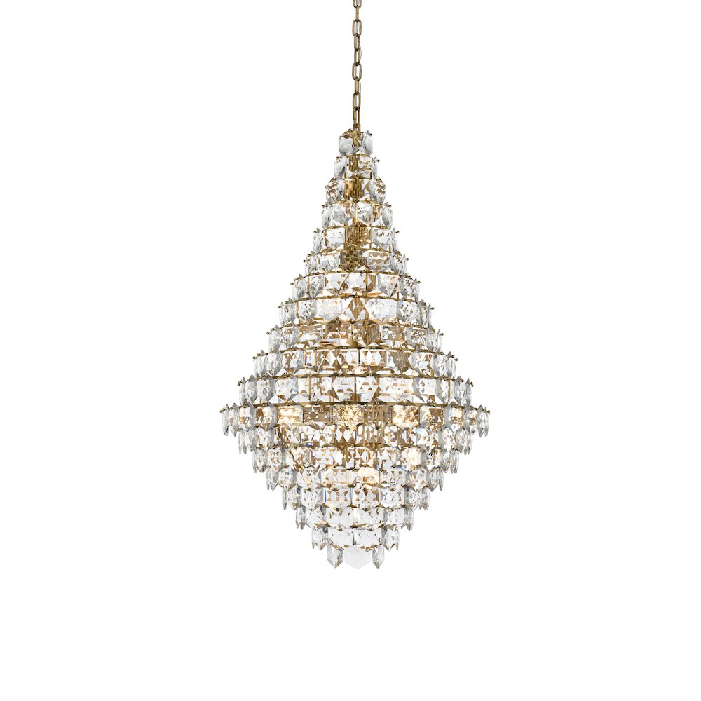 Adaline 36 Inch Chandelier In Satin Gold. Picture 3