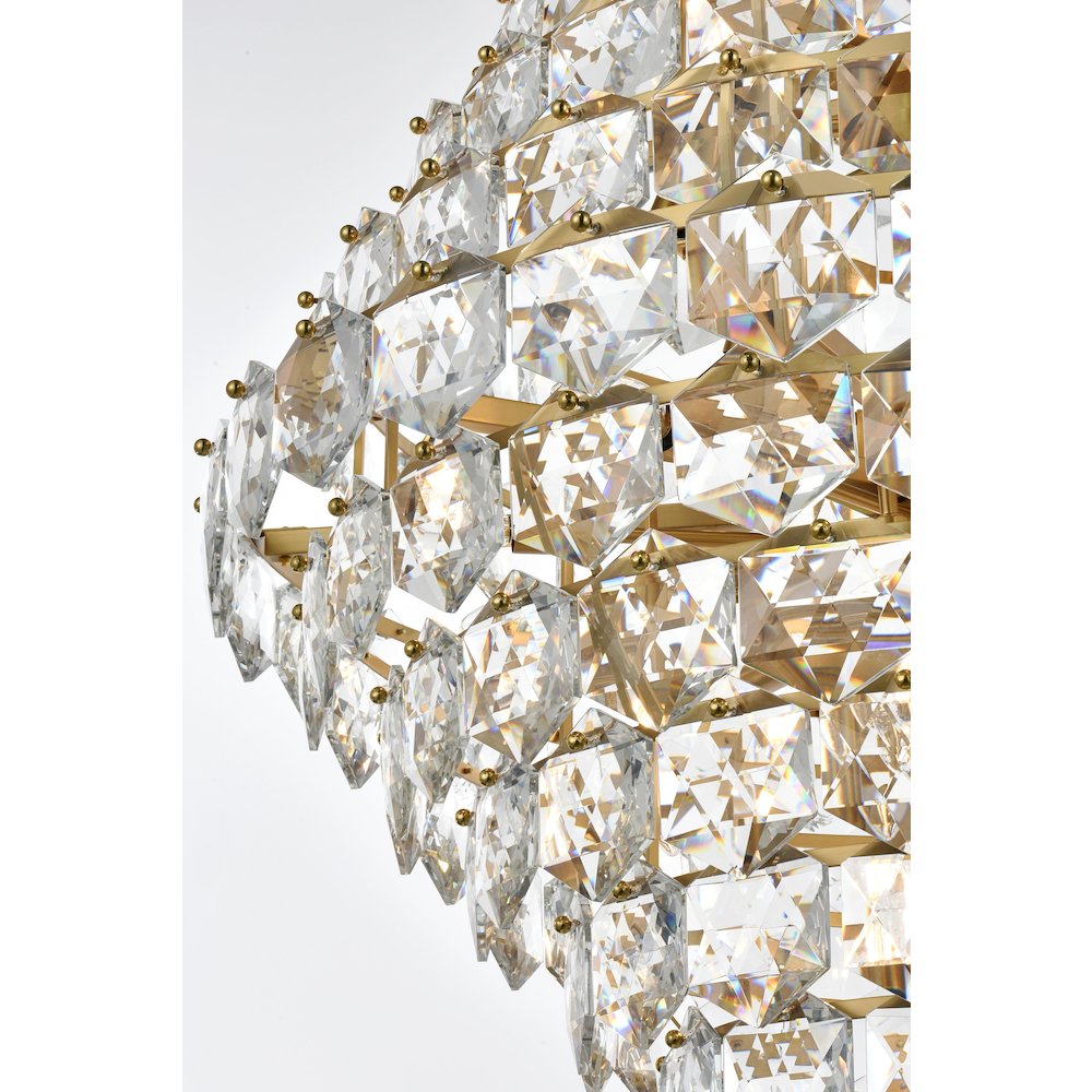 Adaline 36 Inch Chandelier In Satin Gold. Picture 5