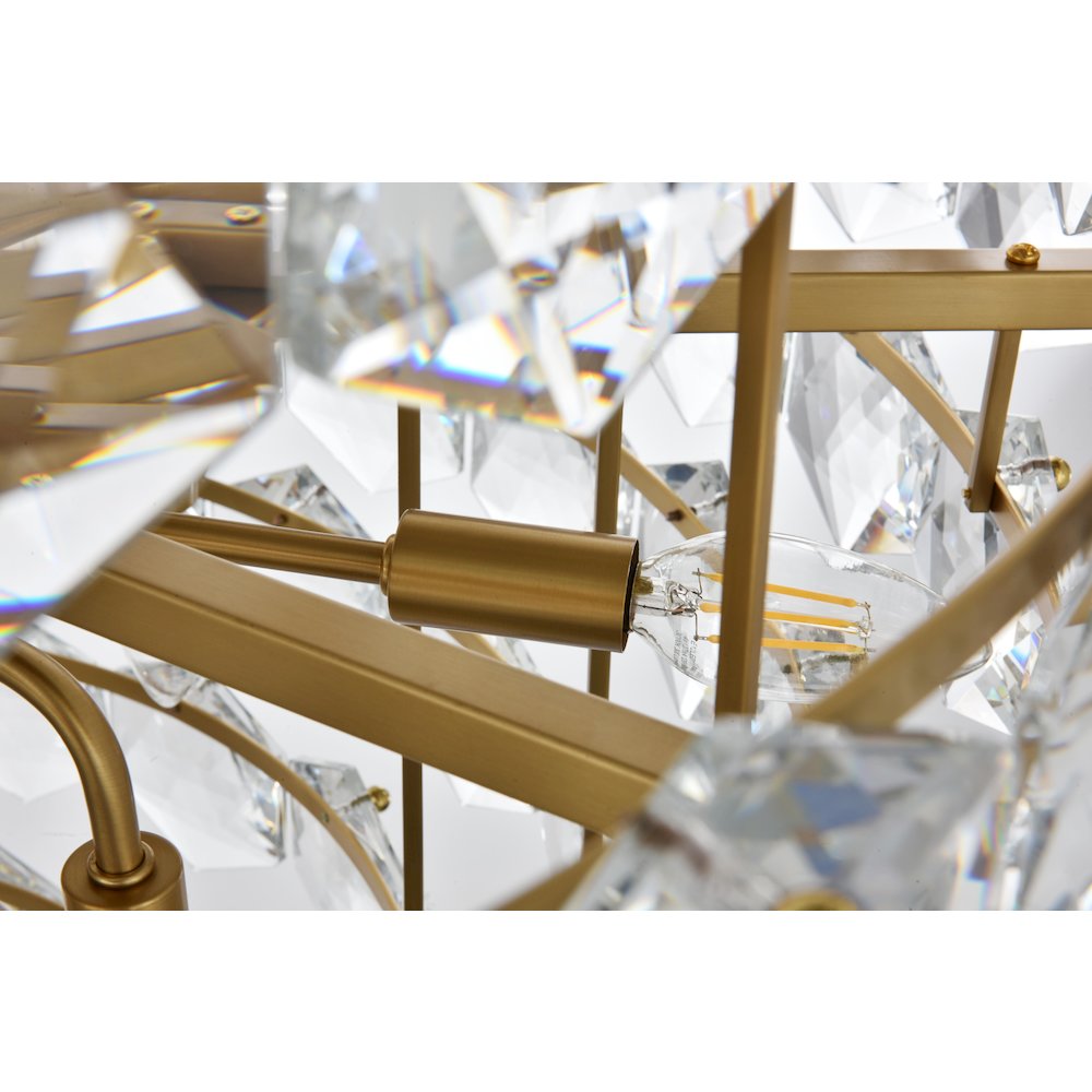 Adaline 36 Inch Chandelier In Satin Gold. Picture 6