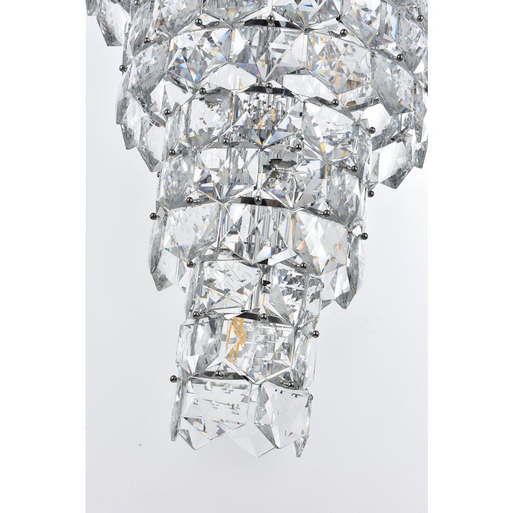 Adaline 24 Inch Chandelier In Chrome. Picture 4