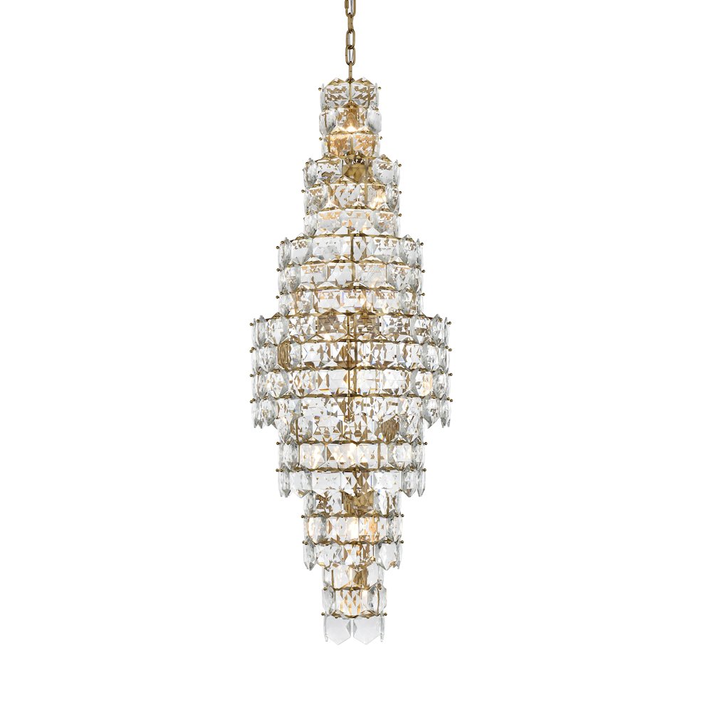 Adaline 24 Inch Chandelier In Satin Gold. Picture 3